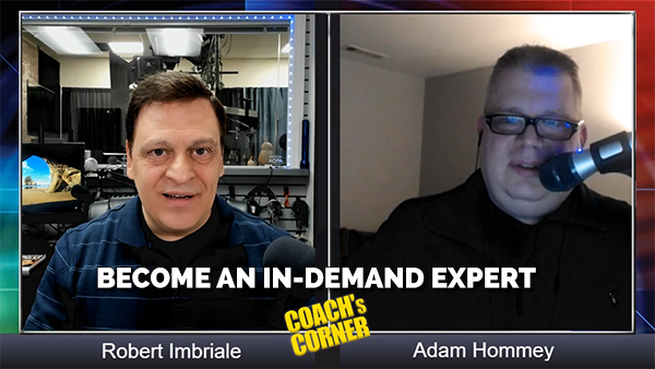 eCoach 62 : How to Become an In-Demand Expert with Adam Hommey